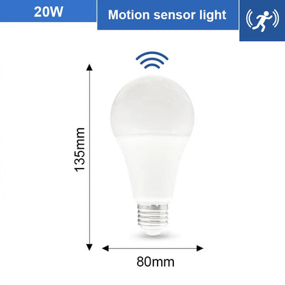 1pc PIR Motion Sensor LED Bulb