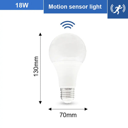 1pc PIR Motion Sensor LED Bulb