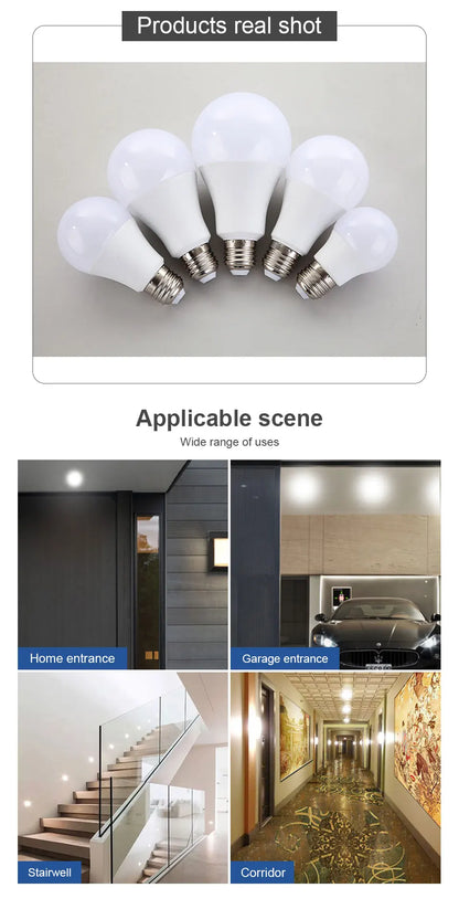 1pc PIR Motion Sensor LED Bulb