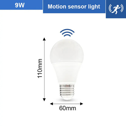 1pc PIR Motion Sensor LED Bulb