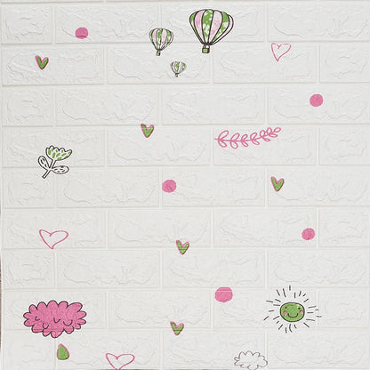 3D Imitation Brick Wall Sticker