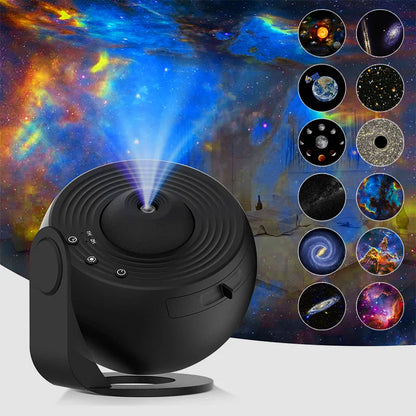 360° Rotating Galaxy Projector