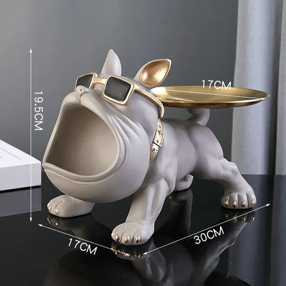 Bulldog Figurine Dog Statue