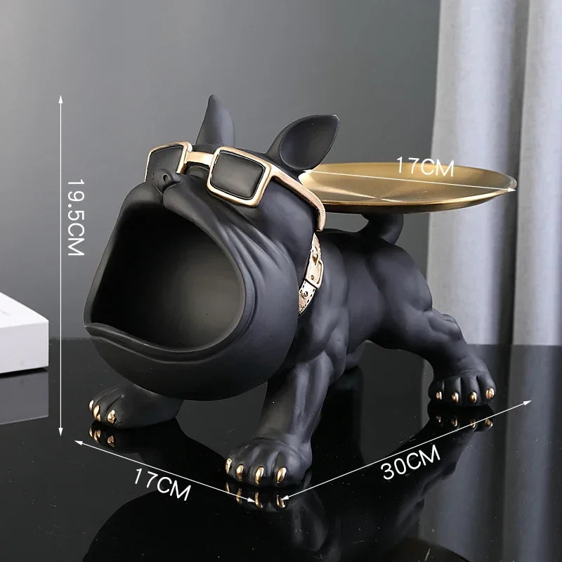 Bulldog Figurine Dog Statue