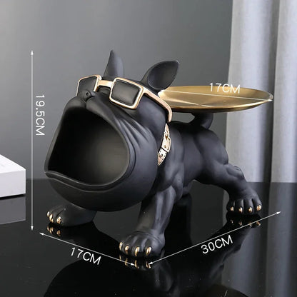 Bulldog Figurine Dog Statue