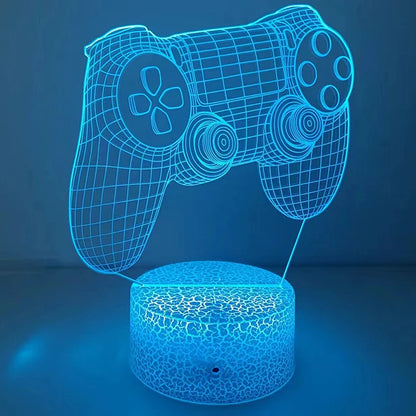 3D Game Icons LED Room Light