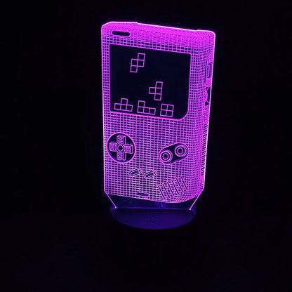 3D Game Icons LED Room Light