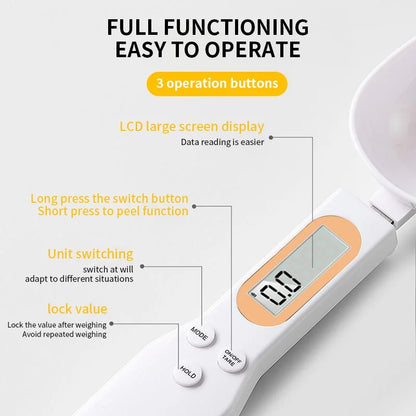 Mini Spoon Electronic LCD Food Scale