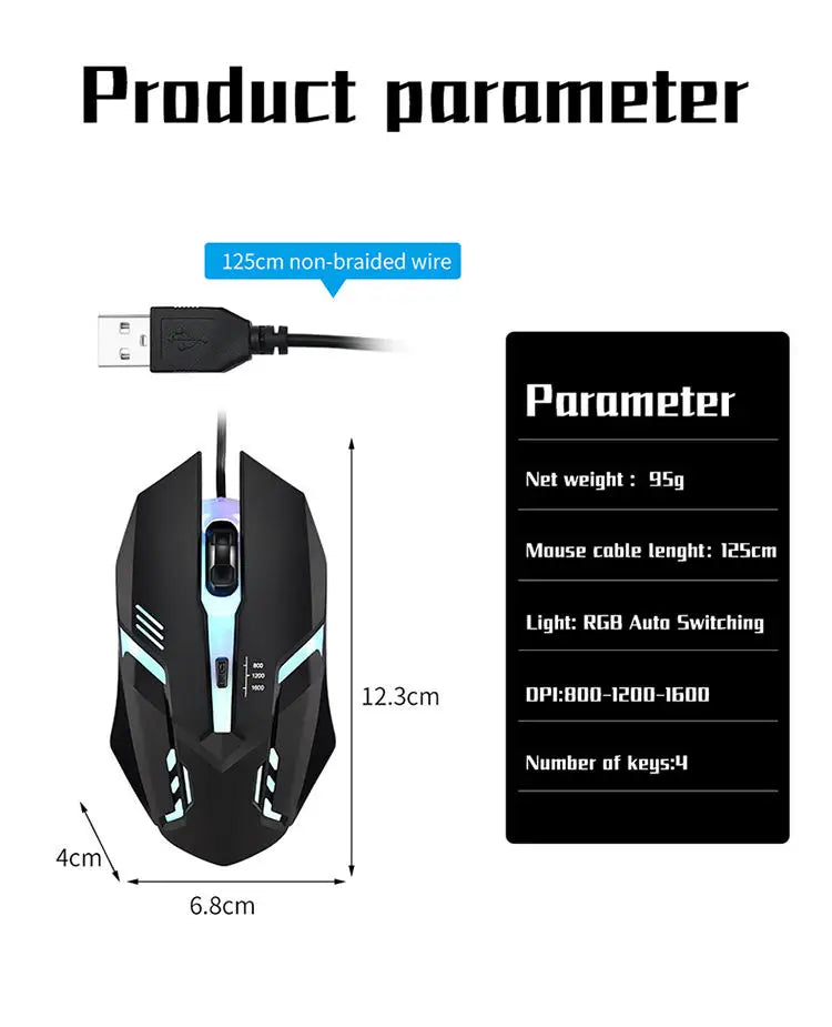 Latest High-Quality Ergonomic Gaming Mouse