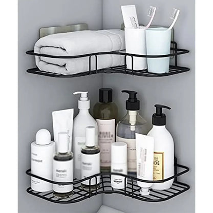 Non-Perforated Wall-Mounted Triangle Bathroom Shelf