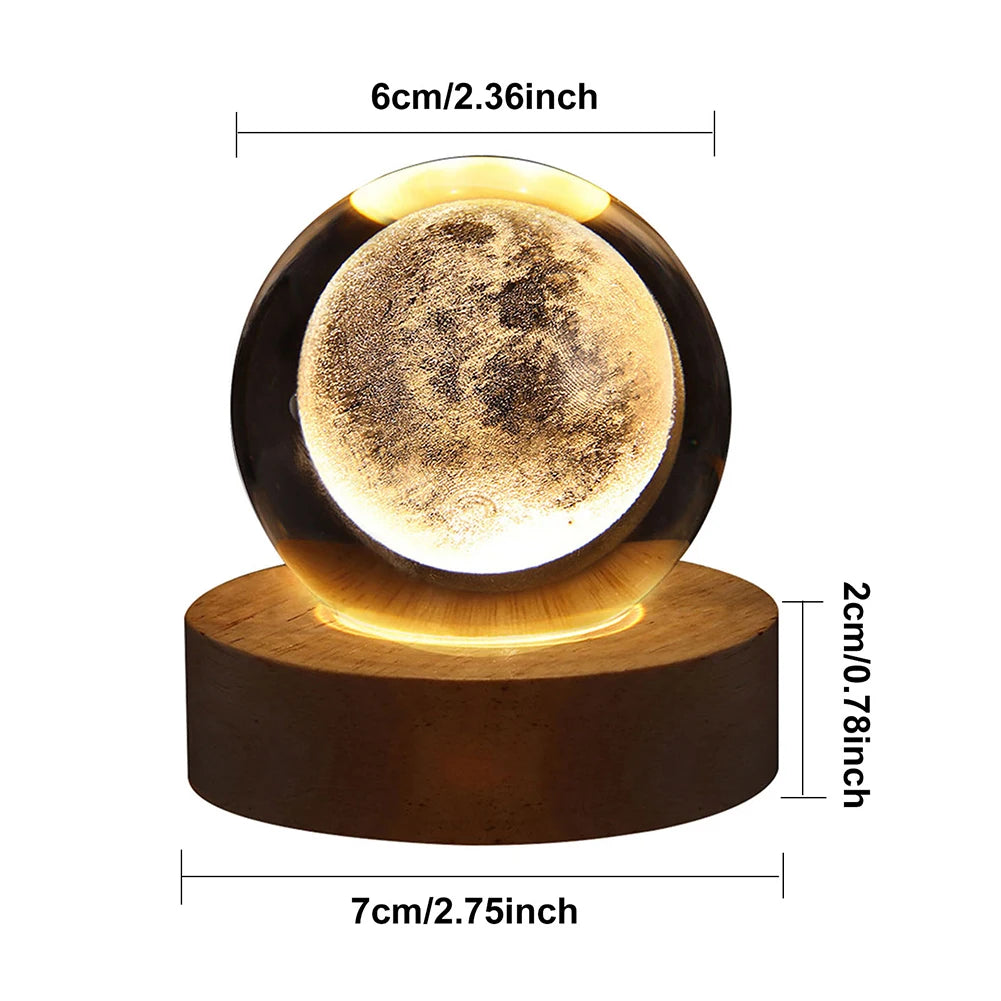 RGB Crystal Ball Night Light