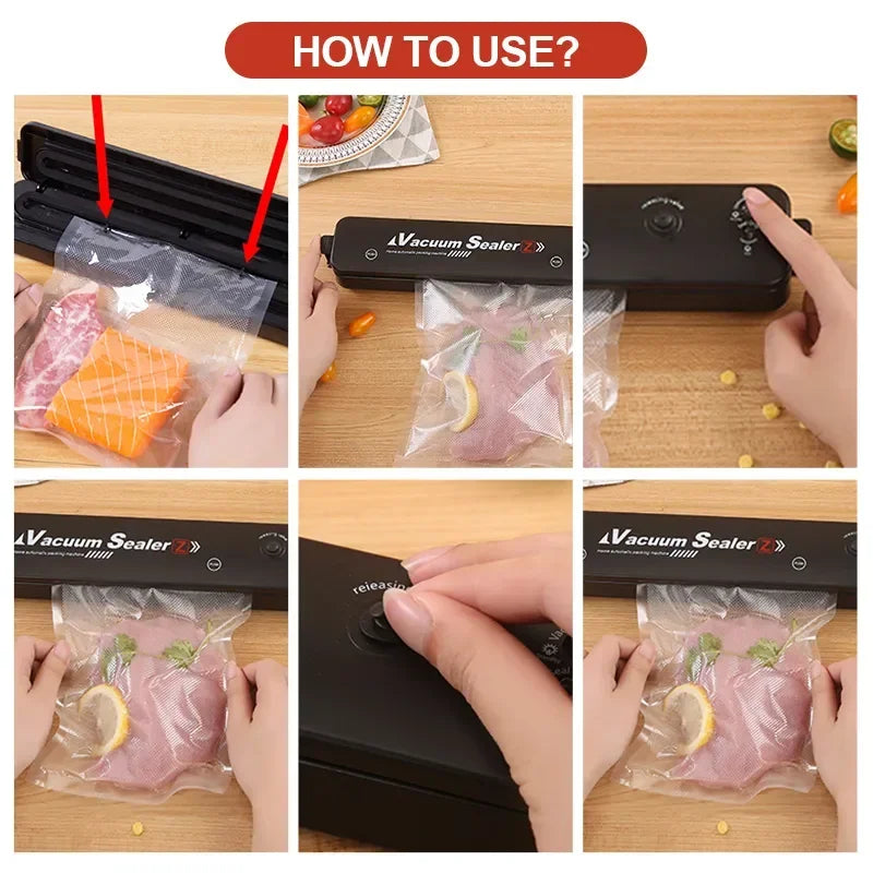 Portable Household Vacuum Food Sealing