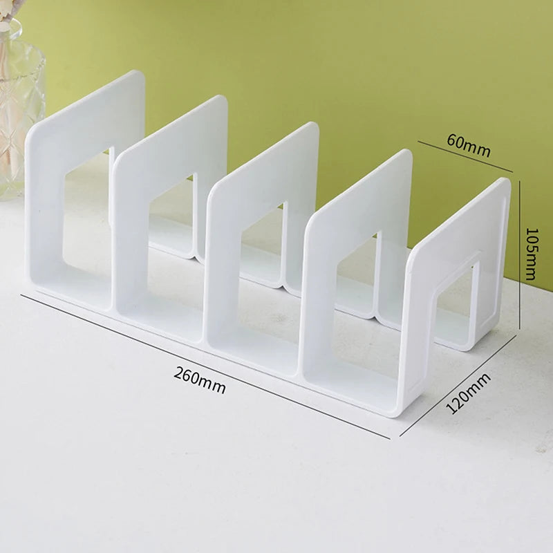 4-Grid Bookend Stand