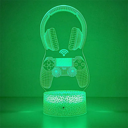 3D Game Icons LED Room Light