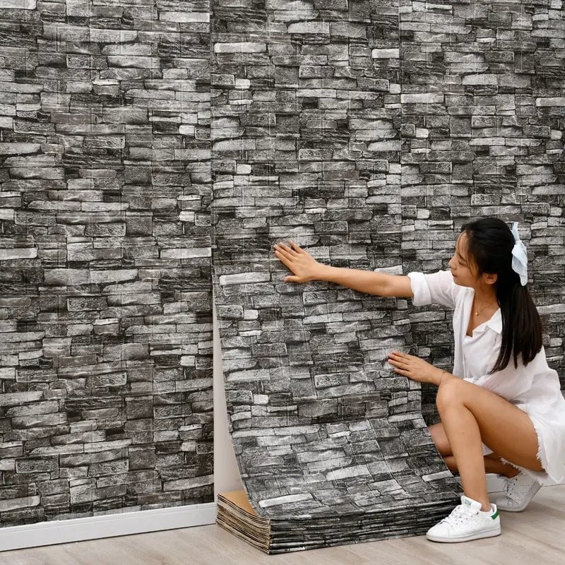 3D Imitation Brick Wall Sticker