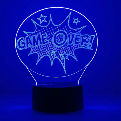 3D Game Icons LED Room Light