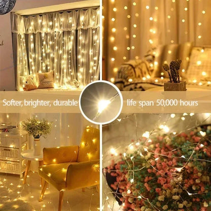 LED Copper Wire Curtain Light