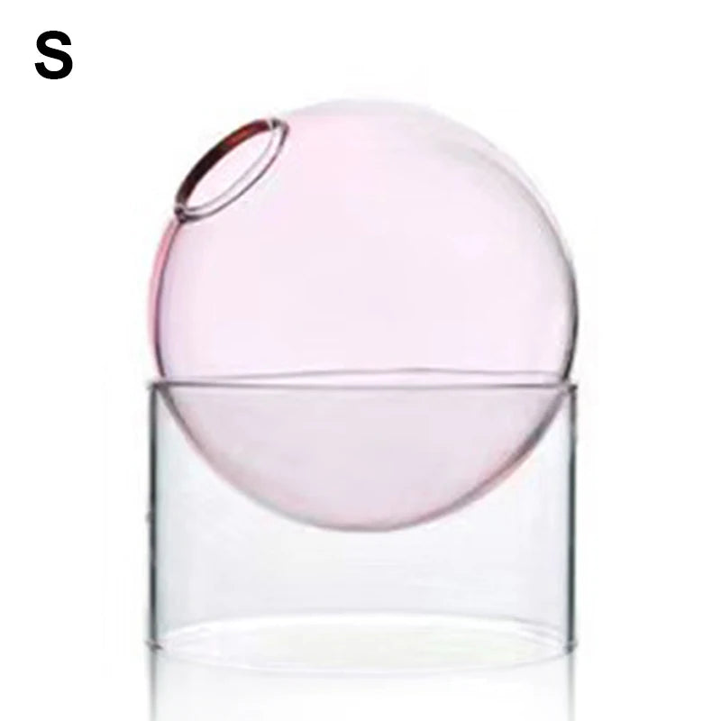 Borosilicate Mini Round Glass Vase