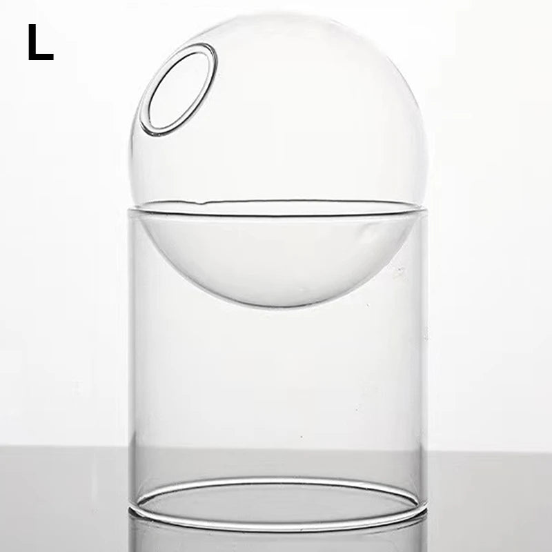 Borosilicate Mini Round Glass Vase