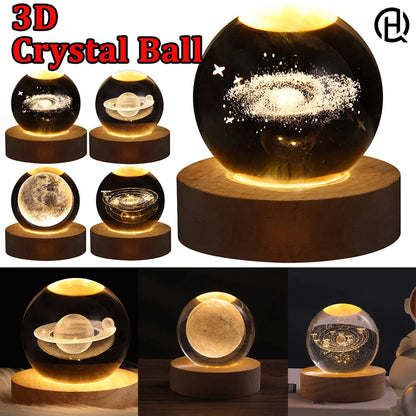 RGB Crystal Ball Night Light