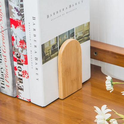 Natural Bamboo Desktop Bookend