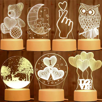 Creative Acrylic LED Table Lamp