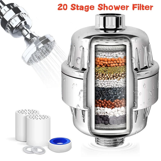 20 Stages High Output Shower Water Filter