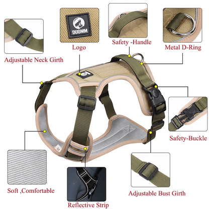 Dog Reflective Safety Training Harness