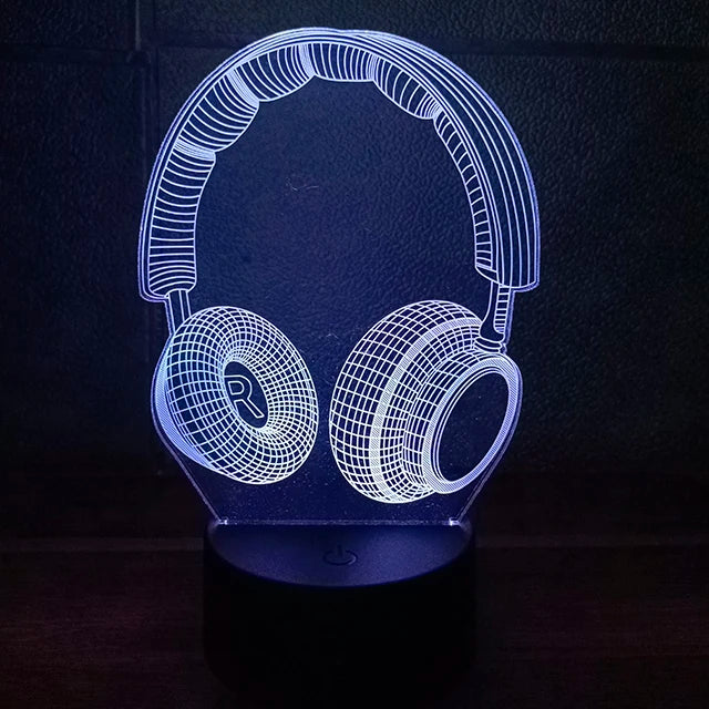 3D Game Icons LED Room Light