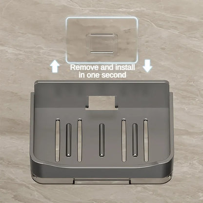 Free-Punching Wall Mounted Soap Holder