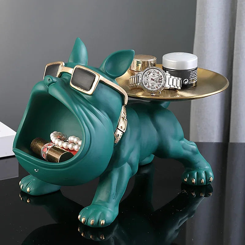 Bulldog Figurine Dog Statue