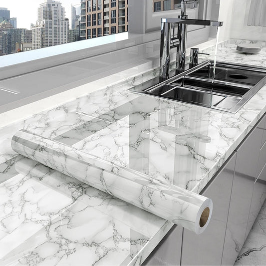 40cm Marble Kitchen Cabinet