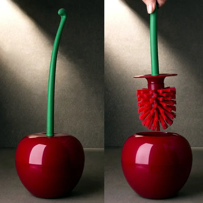 Lovely Cherry Shape Lavatory Toilet Brush