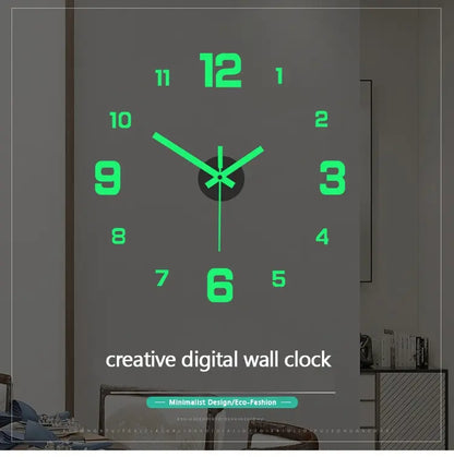 EW Creative Simple Luminous Digital Clock