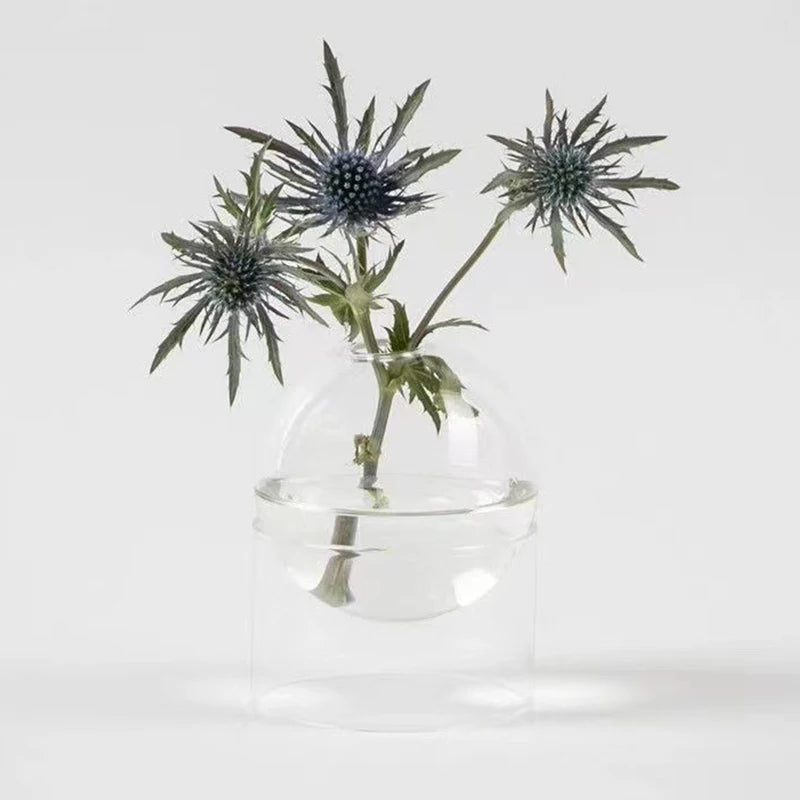 Borosilicate Mini Round Glass Vase