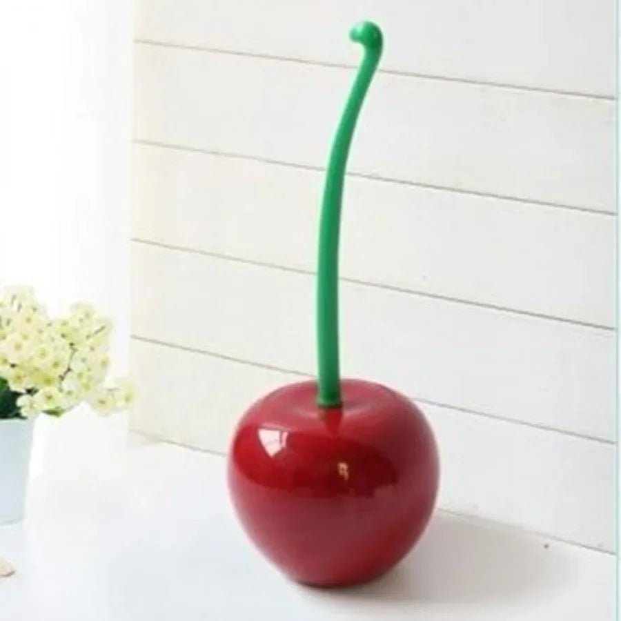 Lovely Cherry Shape Lavatory Toilet Brush