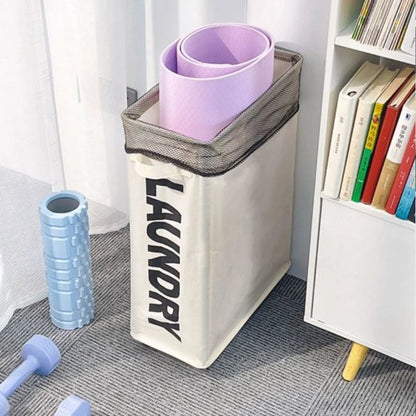 Foldable Laundry Basket with Wheels