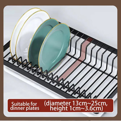 2-Tier Compact Kitchen Dish Rack