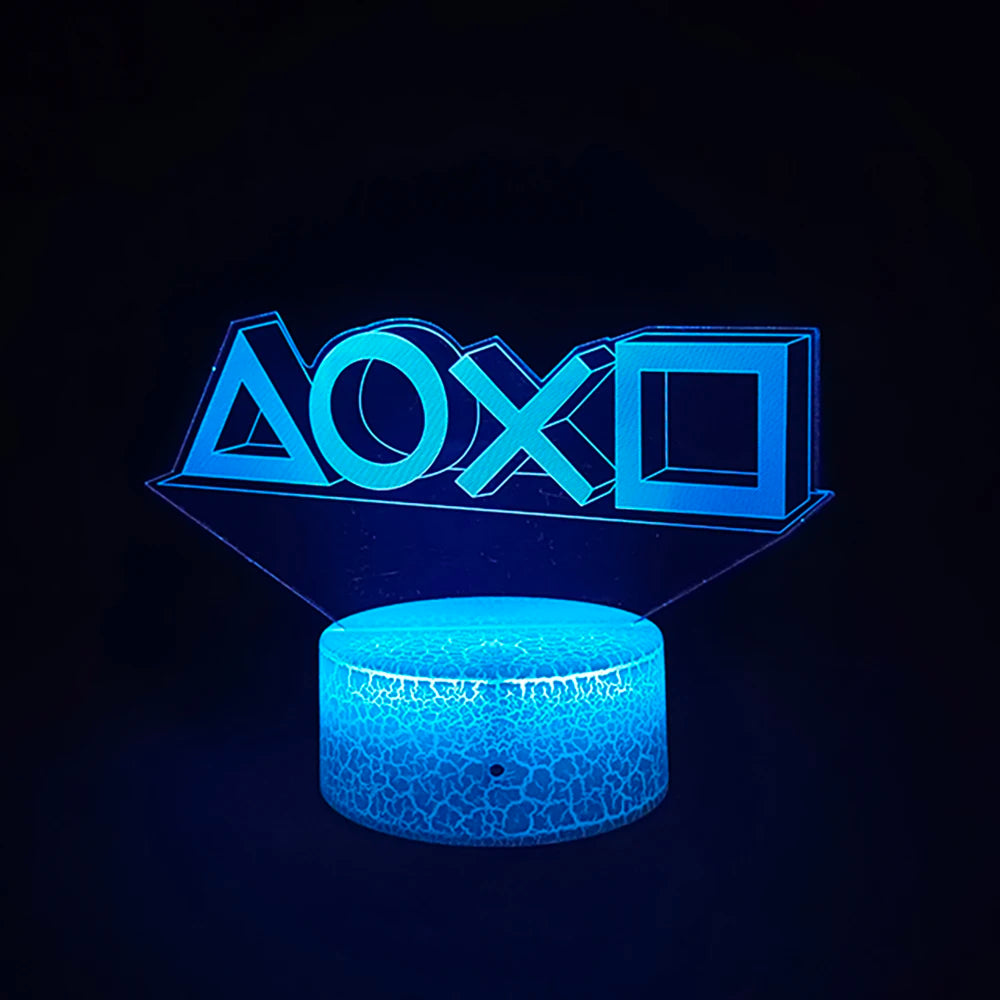 3D Game Icons LED Room Light