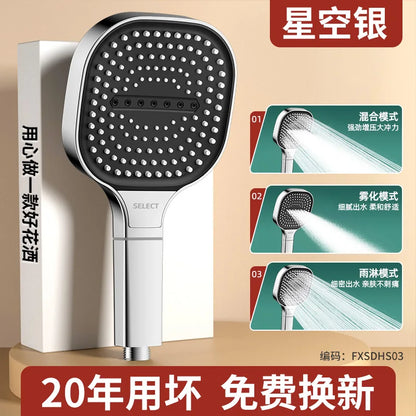 13CM Large Panel 3 Modes Shower