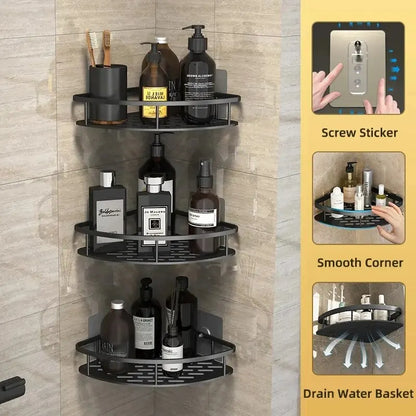 No-Drill Bathroom Shelf