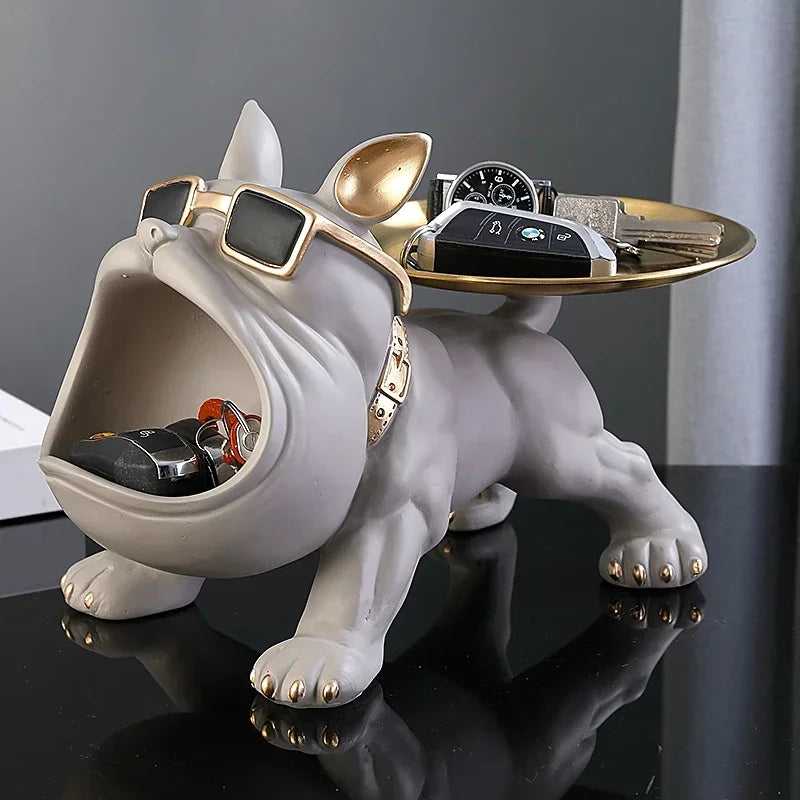 Bulldog Figurine Dog Statue