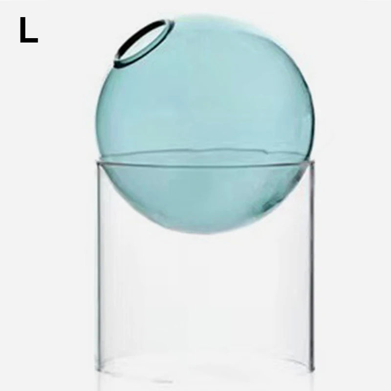 Borosilicate Mini Round Glass Vase