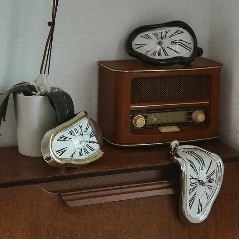 Surrealistic Melting Clock