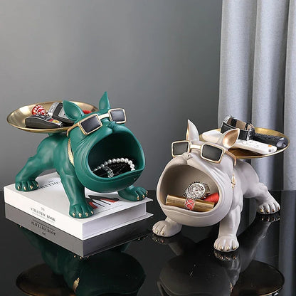 Bulldog Figurine Dog Statue