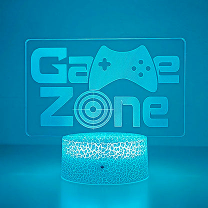 3D Game Icons LED Room Light