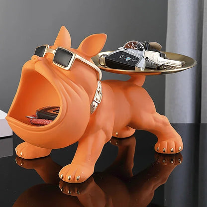 Bulldog Figurine Dog Statue