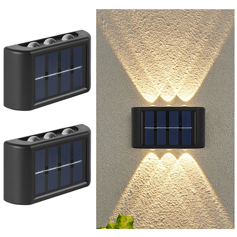 6LED Solar Wall Lights