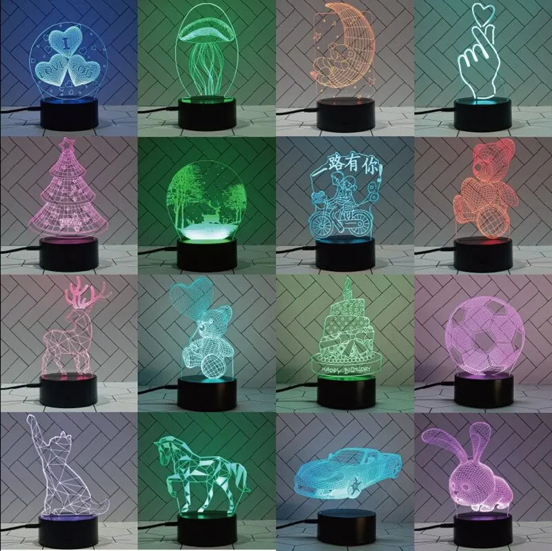 Creative Acrylic LED Table Lamp