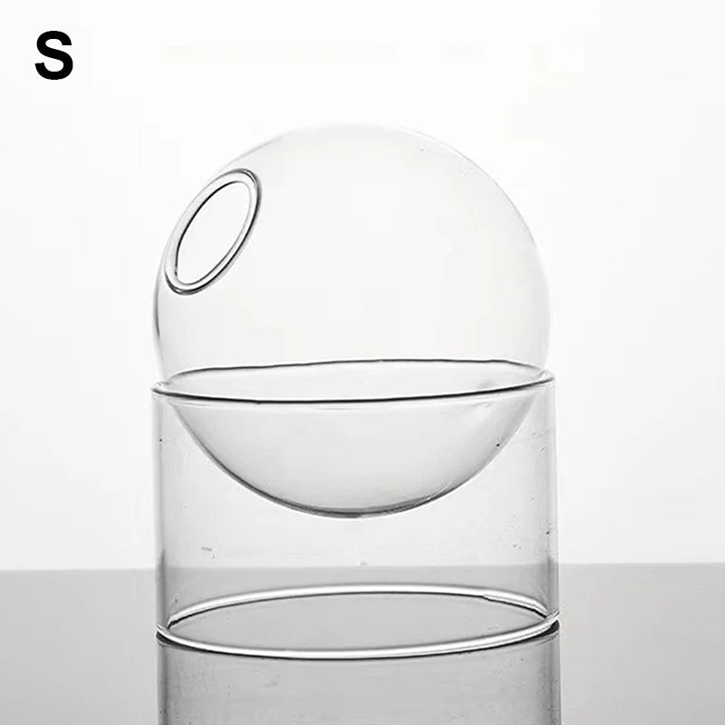 Borosilicate Mini Round Glass Vase